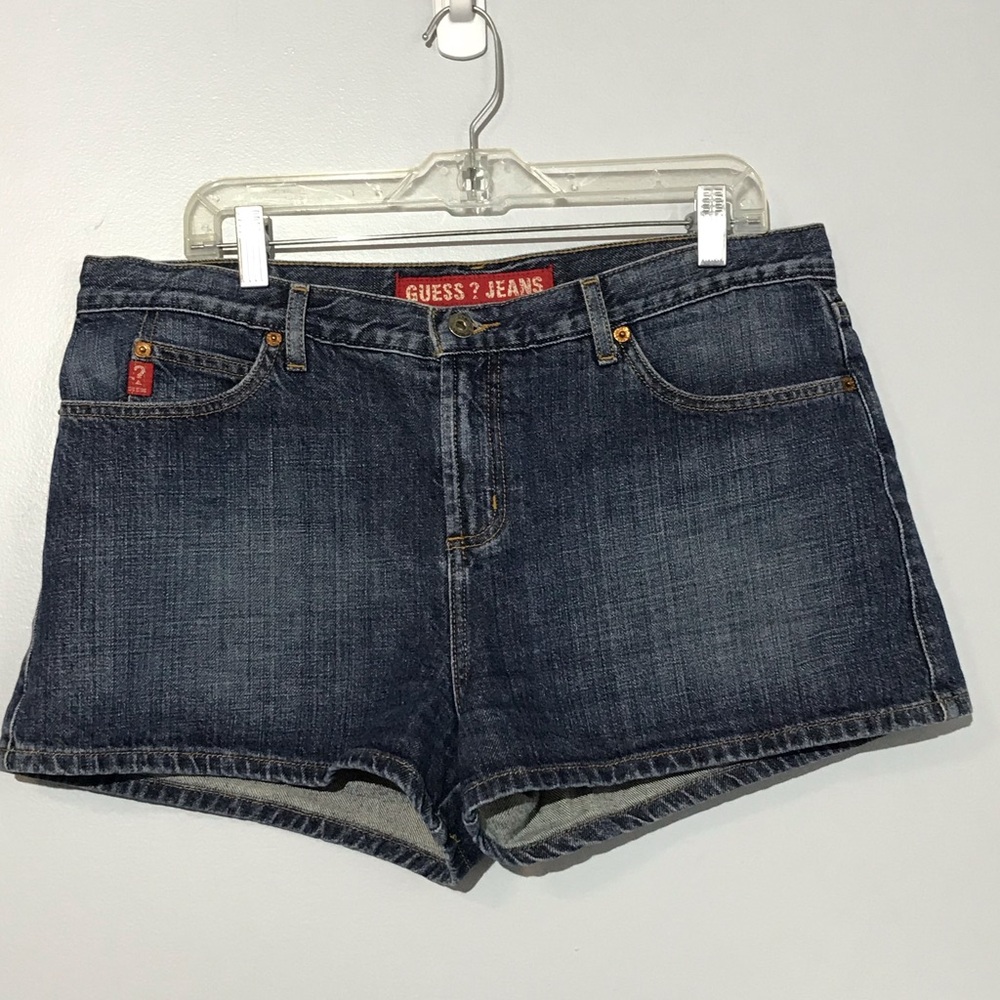 GUESS Women's Blue Denim Shorts size 34